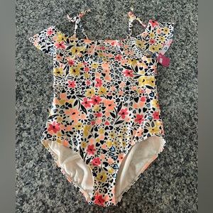 Cat and Jack Girls One Piece Bathing suit size L Plus